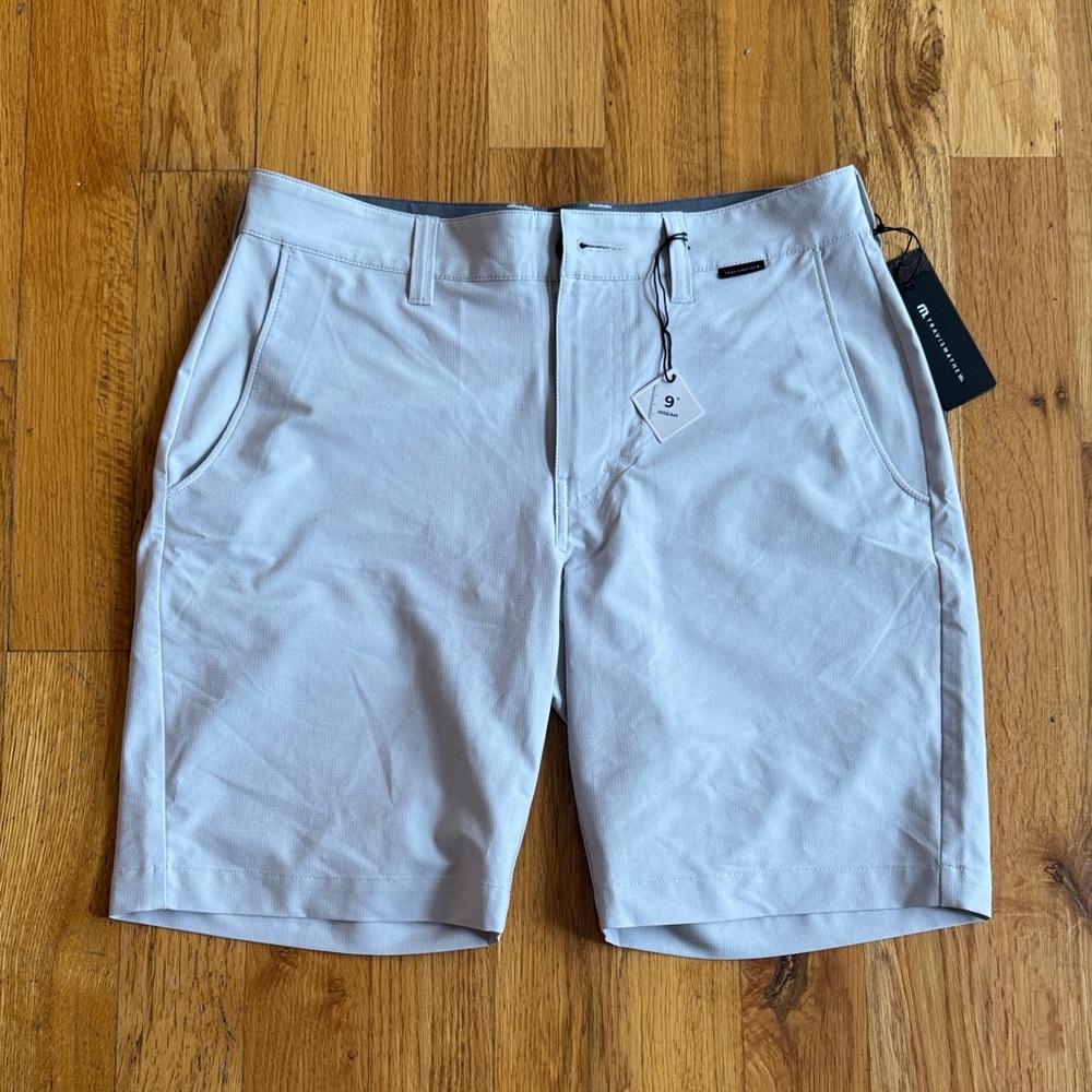 Travis Mathew Light Gray Performance Shorts